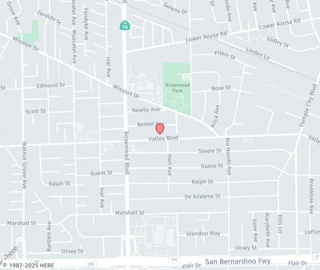 Location Map: 9143 Valley Blvd Rosemead, CA 91770